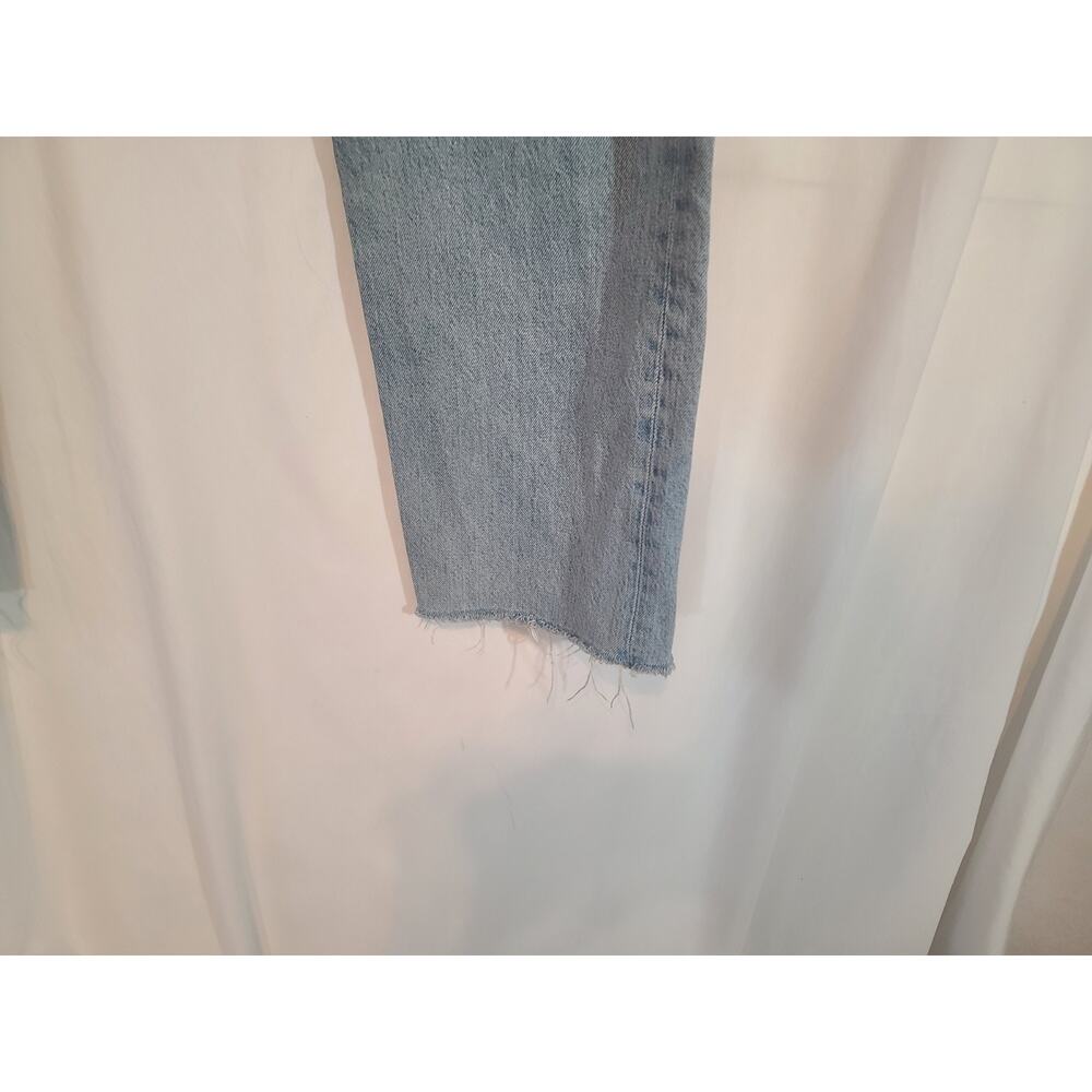 Agolde Criss Cross High Rise Straight Leg Jeans in Dimension 29 X 31 - Picture 7 of 12